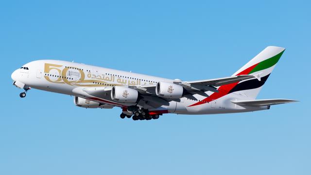 A6-EVG:Airbus A380-800:Emirates Airline